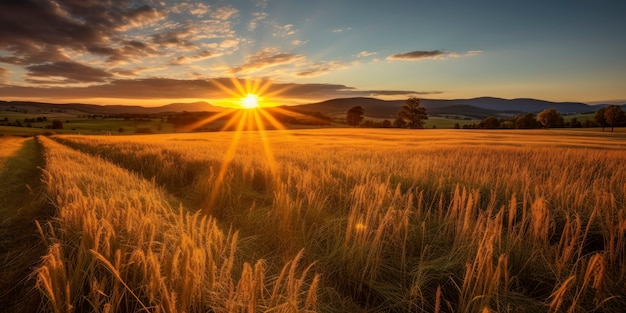 Paesaggio del campo durante il giorno