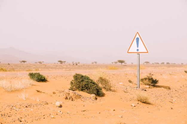 Paesaggio del deserto in Marocco
