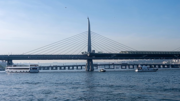 Paesaggio del ponte sul Bosforo centrale