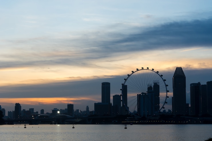Foto gratuito paesaggio del singapore