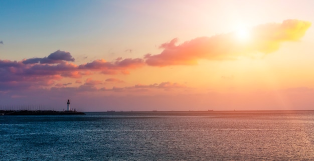 paesaggio del tramonto