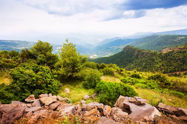 paesaggio di montagne catalane