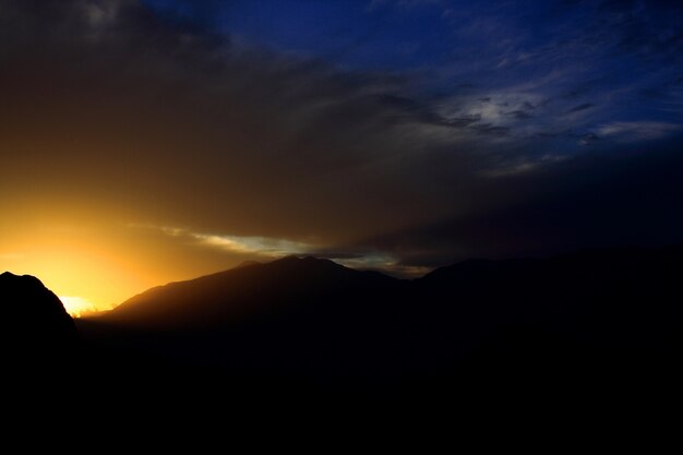 paesaggio di tramonto