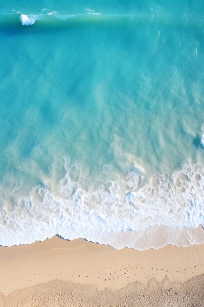 Paesaggio marino naturale con vista idilliaca sull'acqua