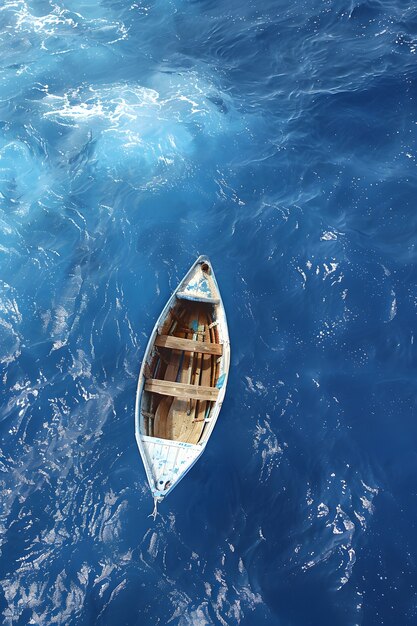 Paesaggio marino naturale con vista idilliaca sull'acqua