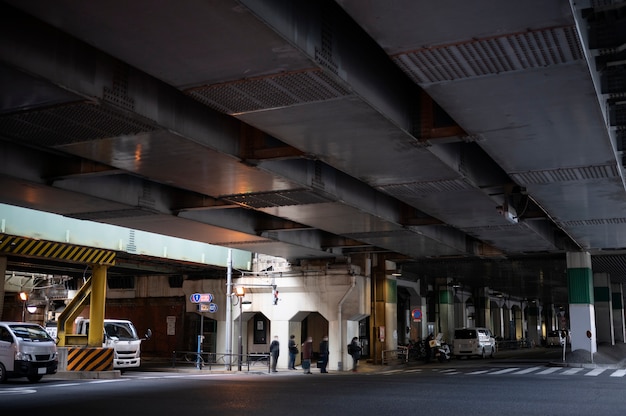 Paesaggio urbano della città di tokyo durante il giorno