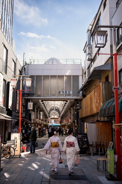 Paesaggio urbano della città di tokyo