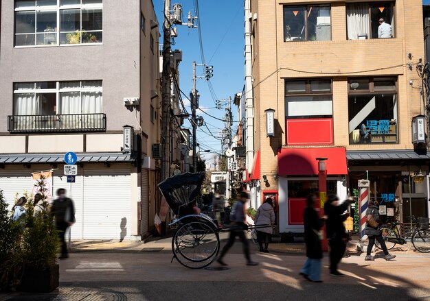 Paesaggio urbano della città di tokyo