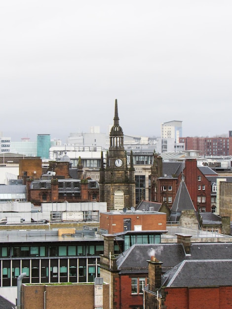 Paesaggio urbano di Glasgow Regno Unito