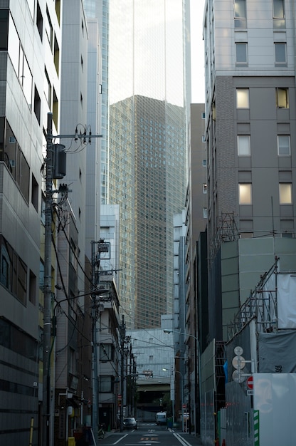 Paesaggio urbano di Tokyo di giorno