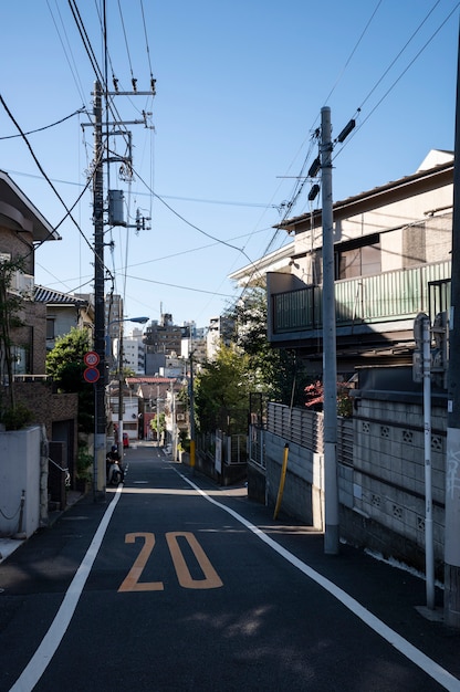 Paesaggio urbano di Tokyo di giorno