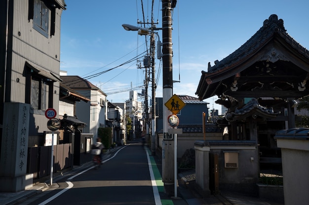 Paesaggio urbano di Tokyo di giorno