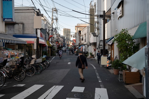 Paesaggio urbano di Tokyo di giorno