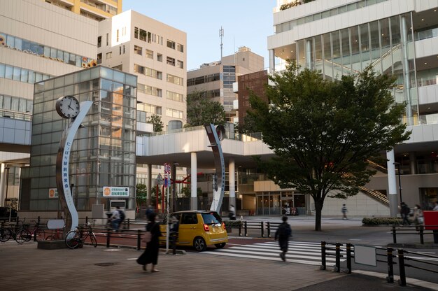 Paesaggio urbano di Tokyo di giorno