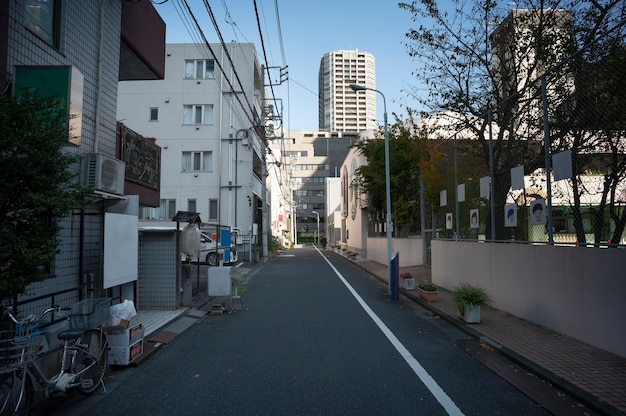 Paesaggio urbano di Tokyo di giorno