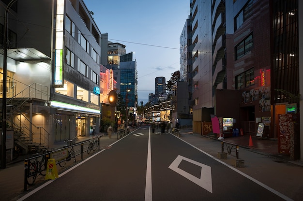 Paesaggio urbano di Tokyo di giorno