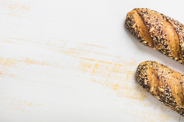 Pagnotte di pane gustoso