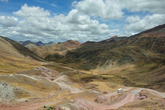 Palccoyo Rainbow montagne a Cusco, Perù