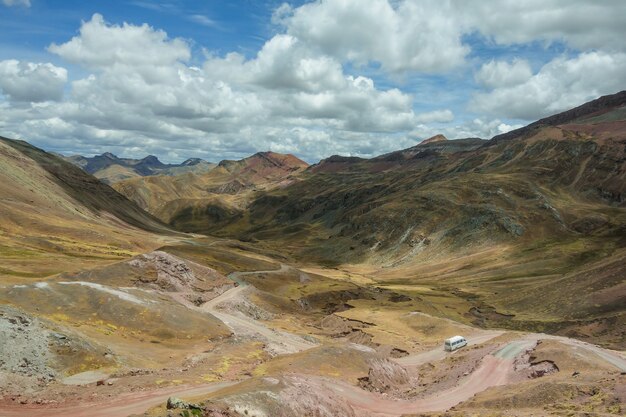 Palccoyo Rainbow montagne a Cusco, Perù