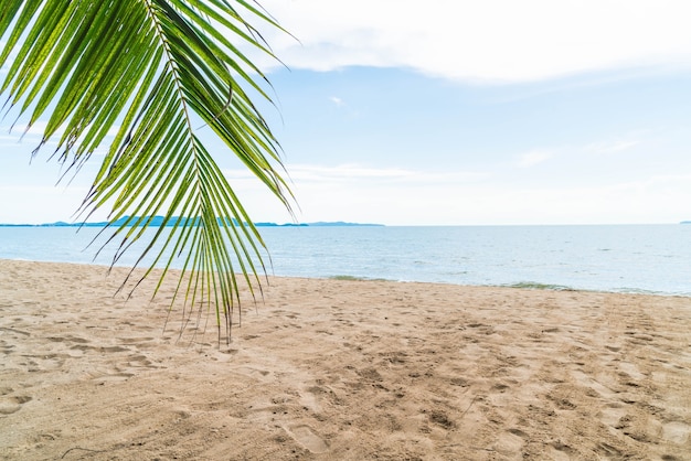 Palm e spiaggia tropicale a Pattaya in Thailandia