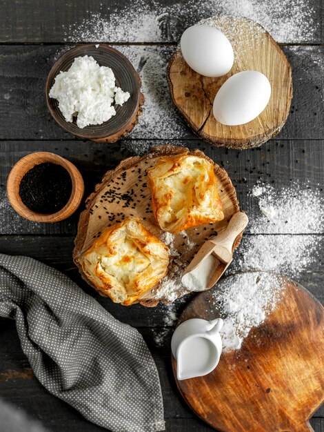 Panetteria con uova