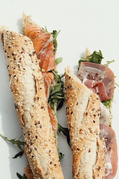 Panino con baguette