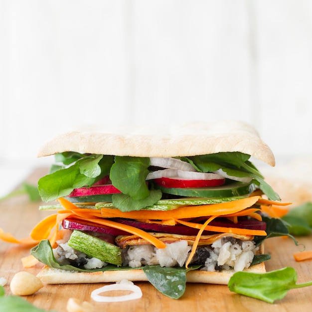 Panino con verdure