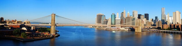 Panorama dell&#39;orizzonte di New York City Manhattan