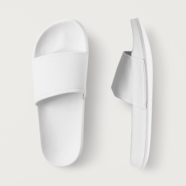 Pantofole estive sandalo slide bianco