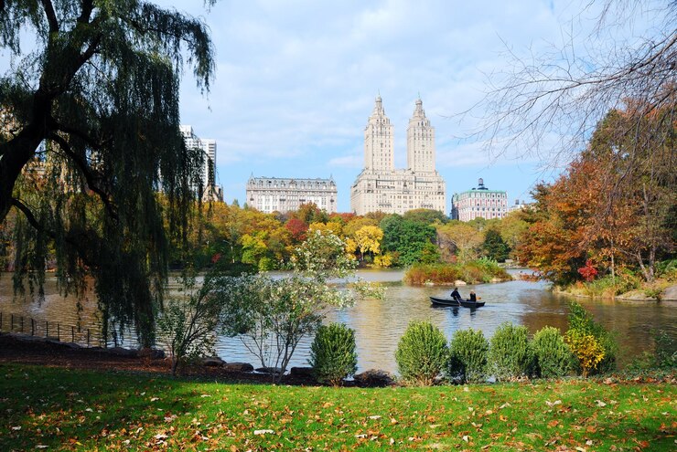 Foto gratuito parco centrale di manhattan di new york city