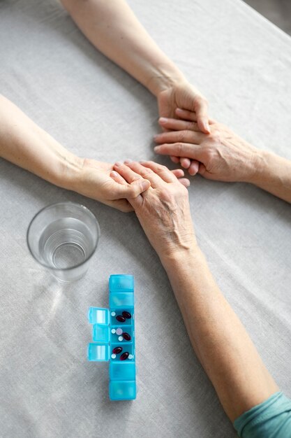Paziente anziano affetto da parkinson