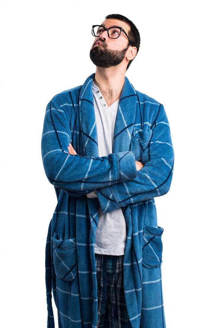 Foto gratuito pensare che svegliate svegli gli abiti umani