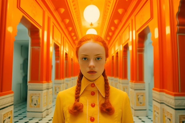 Persona che indossa abiti colorati