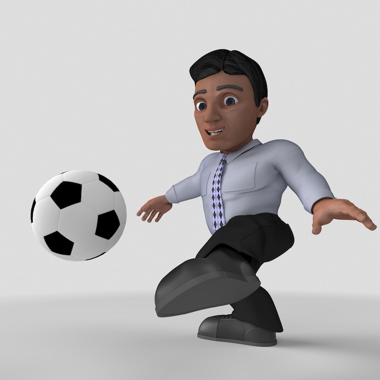 Foto gratuito personaggio commerciale di cartoni animati 3d