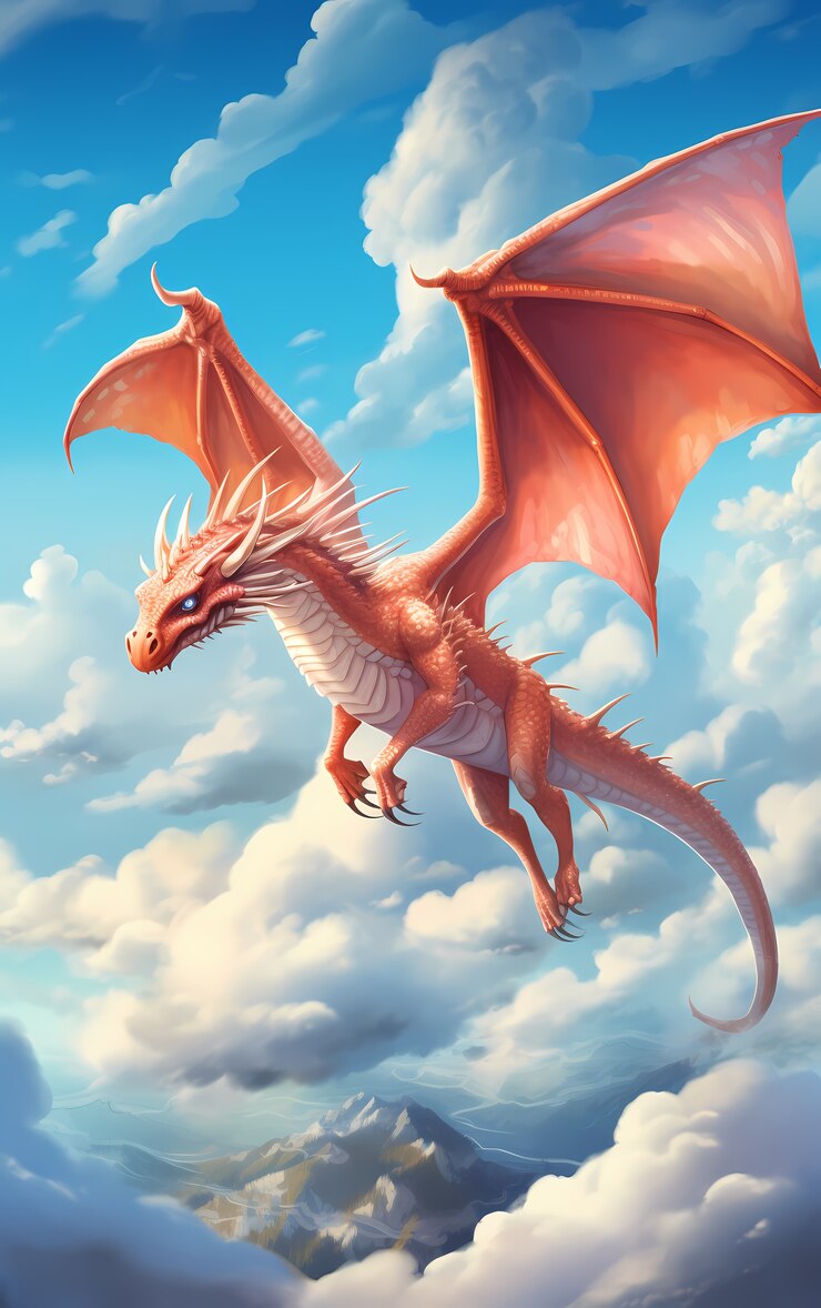 Foto gratuito personaggio di cartone animato drago