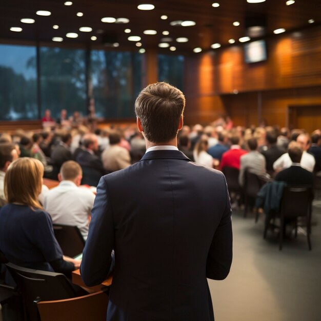 Persone che prendono parte a un evento ad alto protocollo