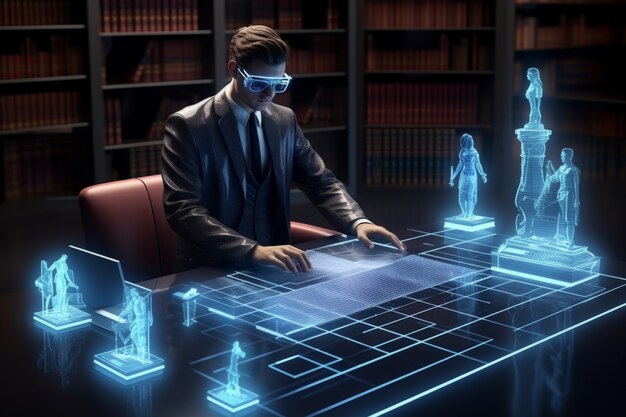 Persone che utilizzano la tecnologia per svolgere la loro professione