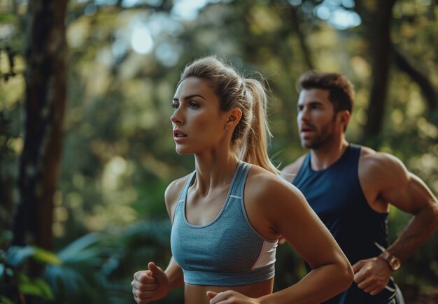 Persone di medio livello che vivono uno stile di vita sano