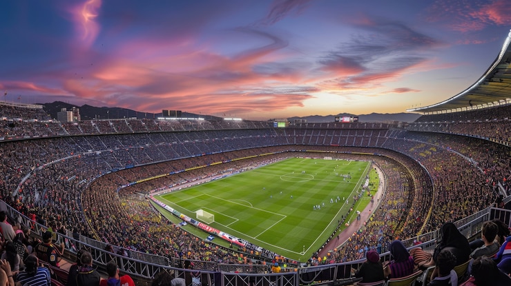 Foto gratuito persone sullo stadio di calcio