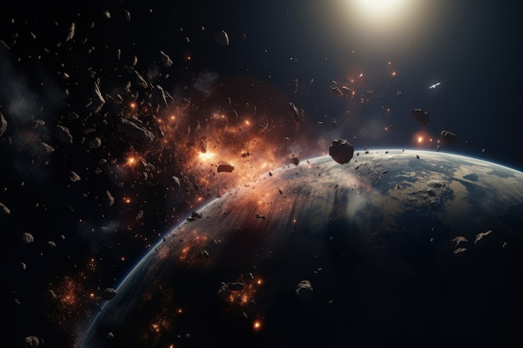 Foto gratuito pianeta terra fotorealistico