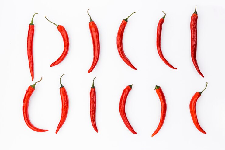 Foto gratuito piatto composizione messicana cibo con peperoncini