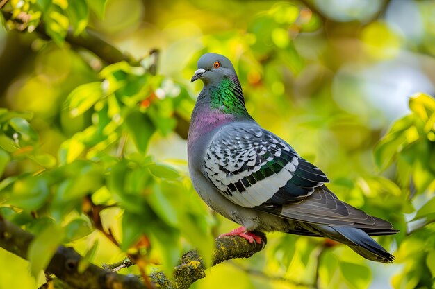 Piccione in ambiente naturale