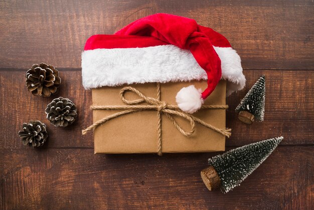 Piccola scatola regalo in Santa cappello