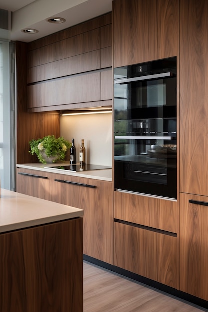 Piccolo spazio cucina dal design moderno