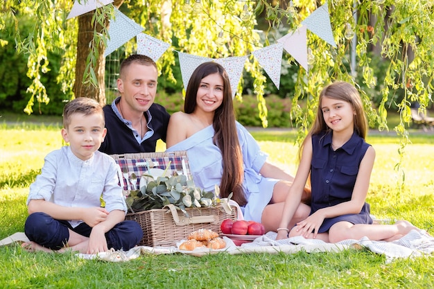 Picnic con la famiglia