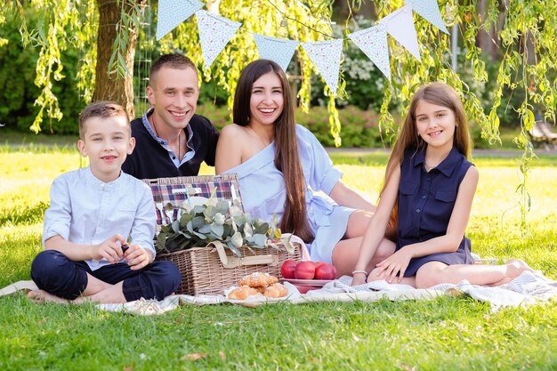 Picnic con la famiglia