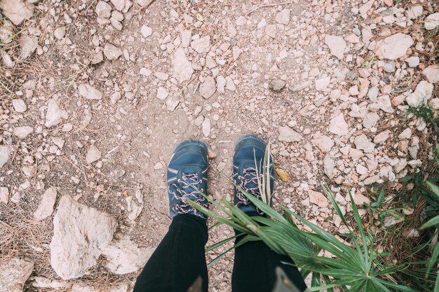 Piedi di escursionista