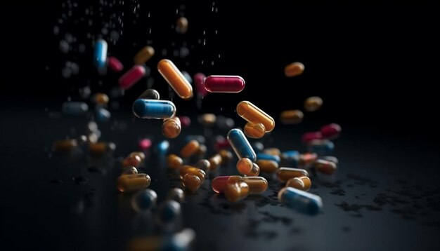 Pillole colorate versano dipendenza allettante e intelligenza artificiale generativa in eccesso