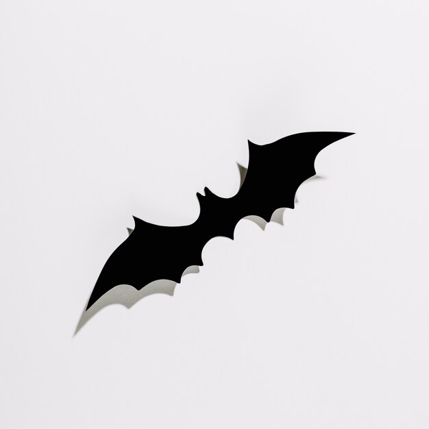 Pipistrello di Halloween in plastica nera