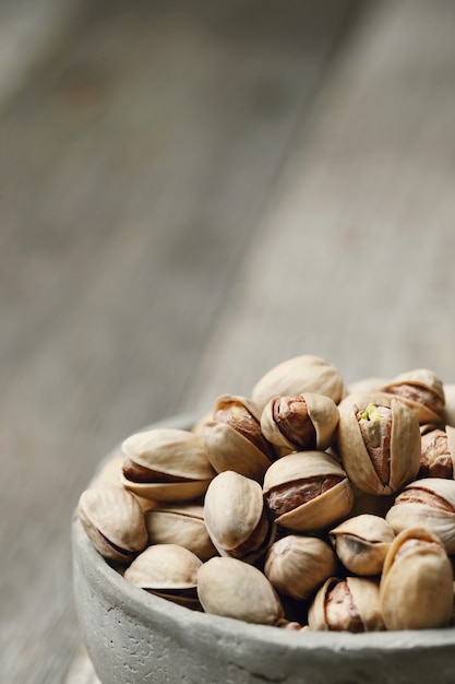 pistacchi sgusciati, primo piano